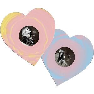 Taylor Swift Lover (Live From Paris) Pink-In-Yellow Swirl And Pink-In-Blue Swirl